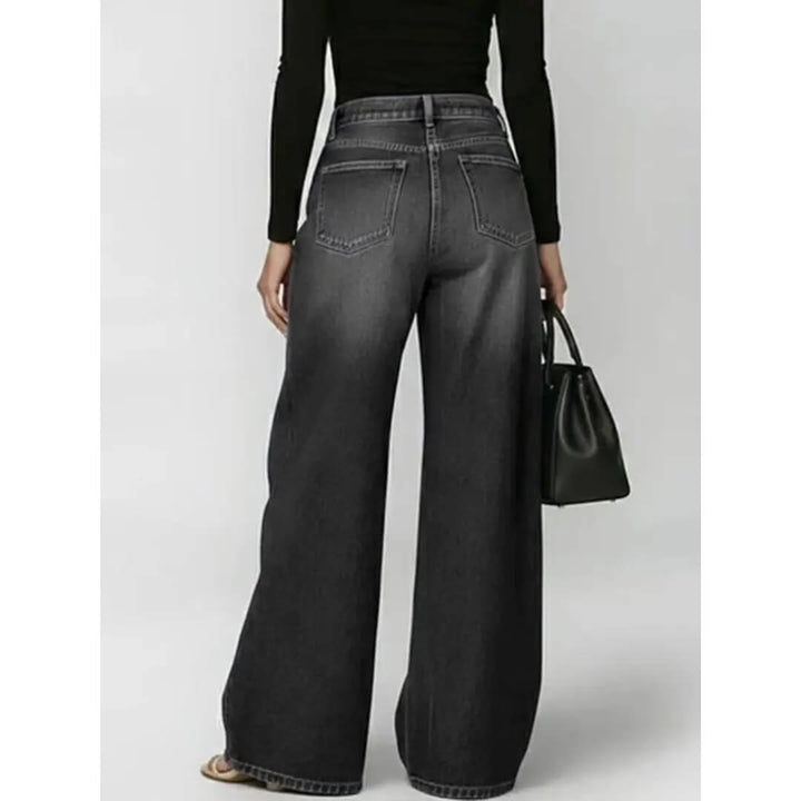 Camilla Eyelet Wide-Leg Jeans