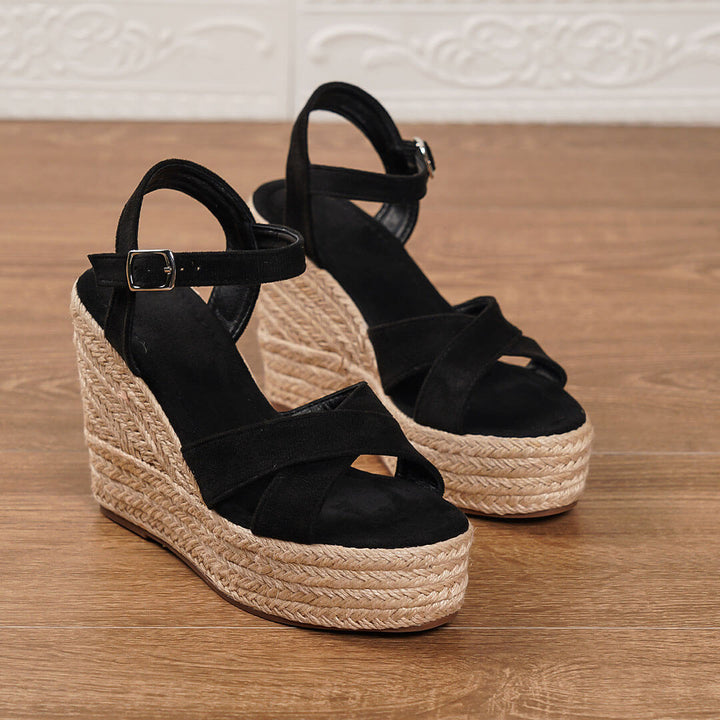 Solana Boho Wedge Sandals