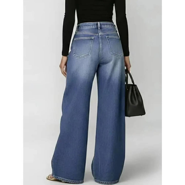 Camilla Eyelet Wide-Leg Jeans