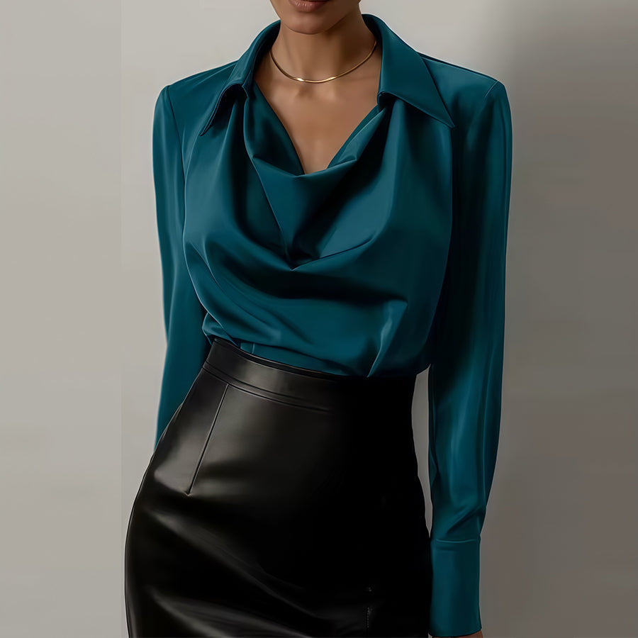 Eviana Grace Satin Blouse