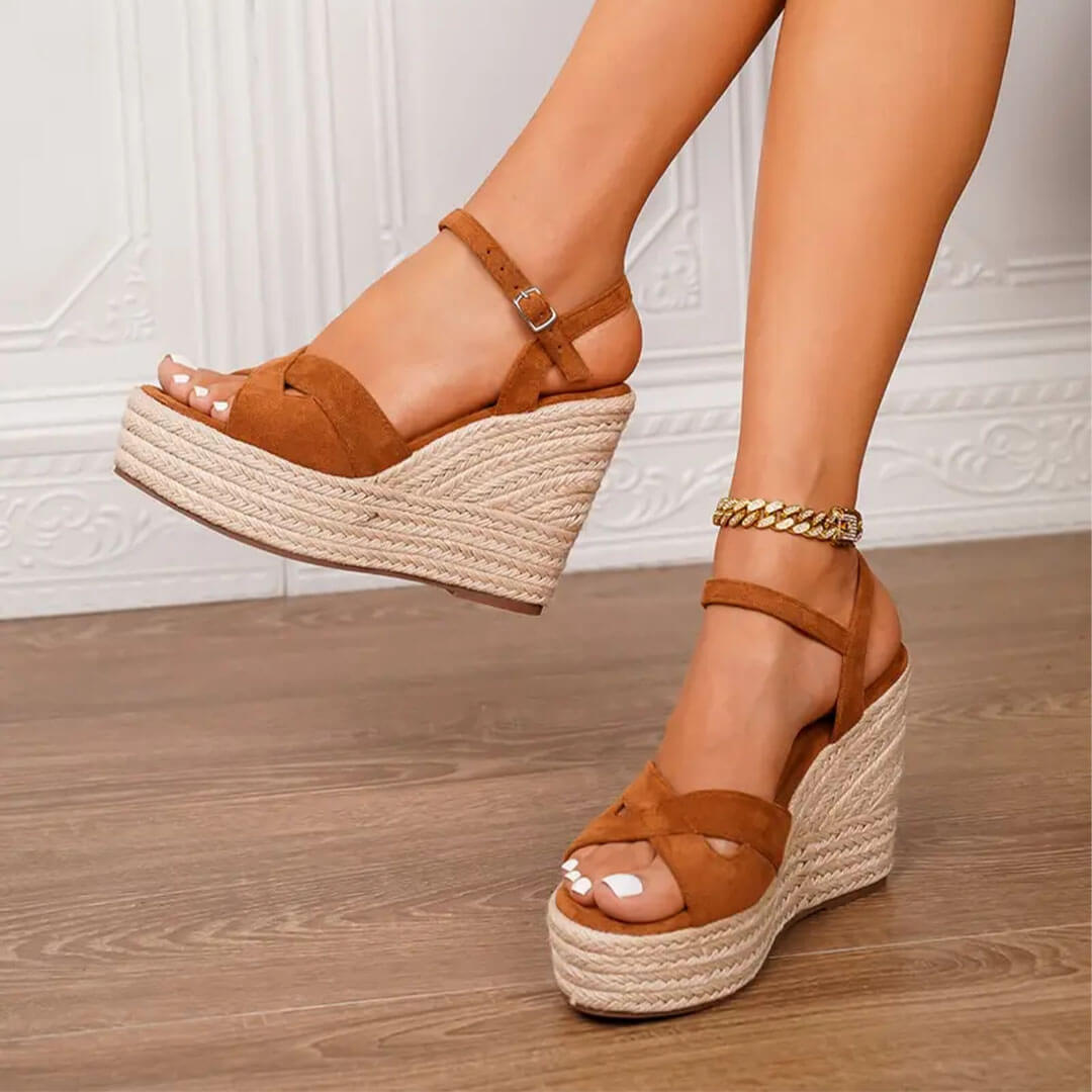 Solana Boho Wedge Sandals