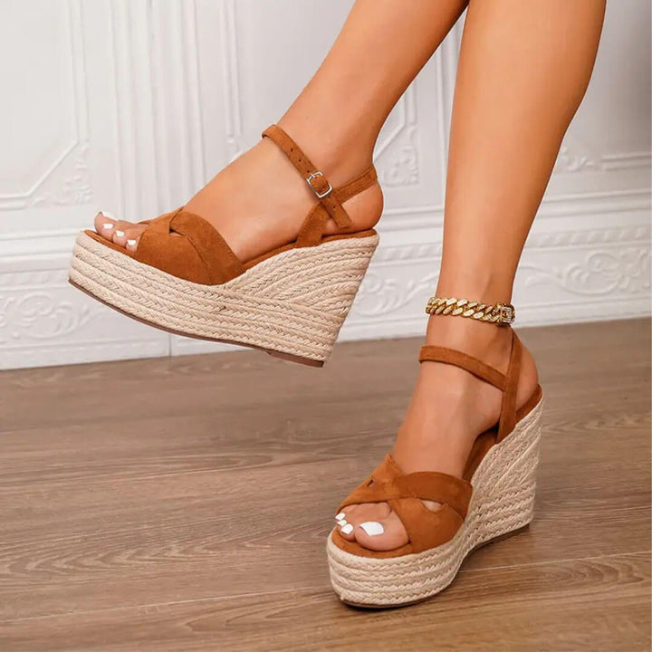 Solana Boho Wedge Sandals