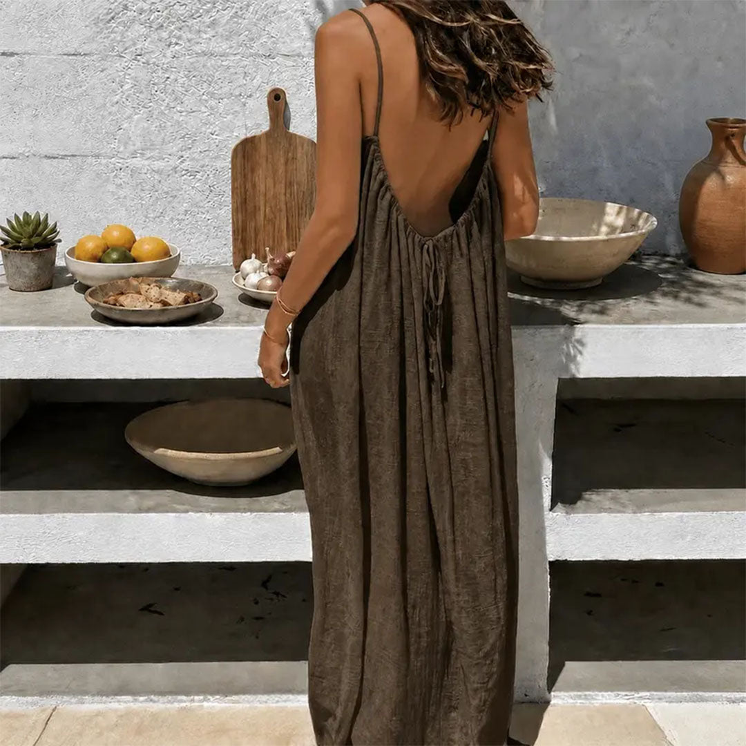 Mia Spaghetti Strap Maxi Dress
