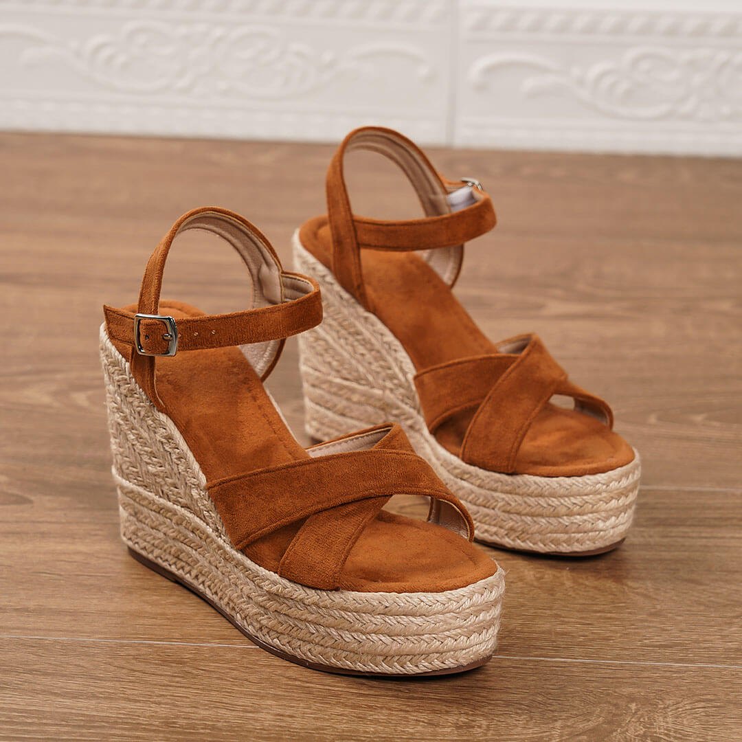 Solana Boho Wedge Sandals
