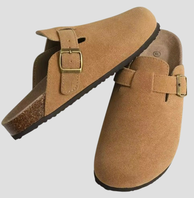 Premium Suede Comfort Mules