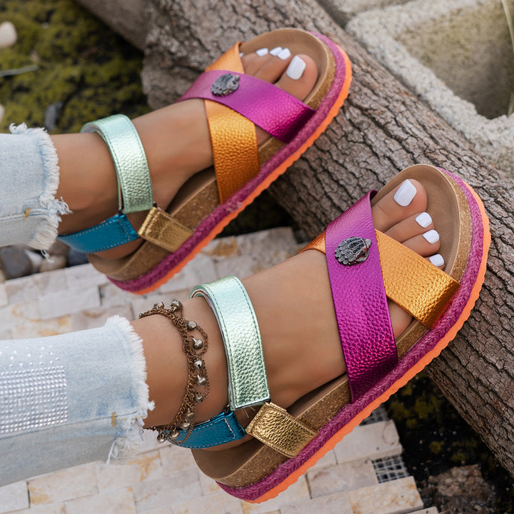 Gia Quilted Sandals