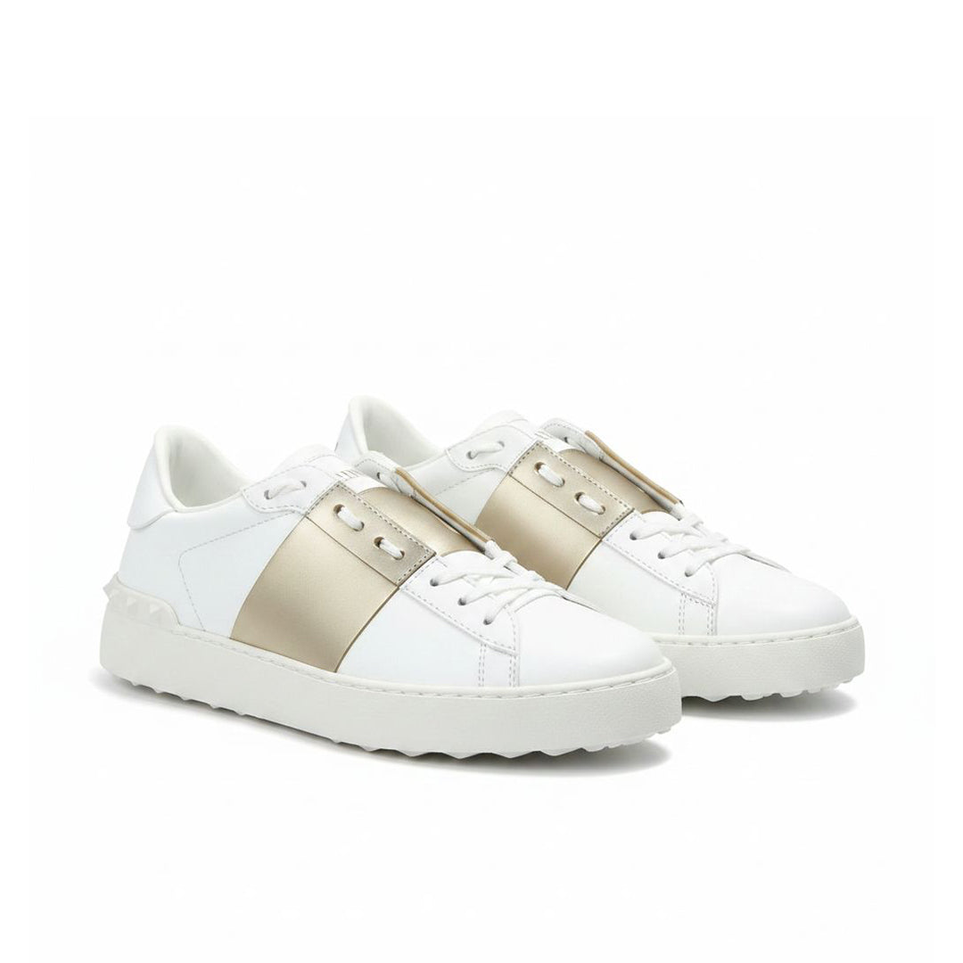 Valentino Garavani Rockstud Untitled Leather Sneakers