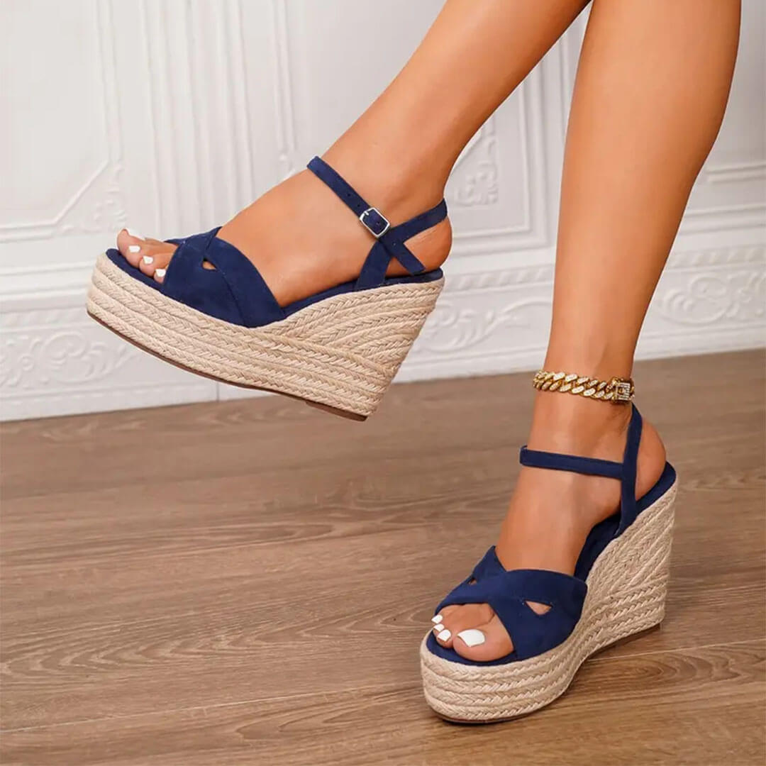 Solana Boho Wedge Sandals