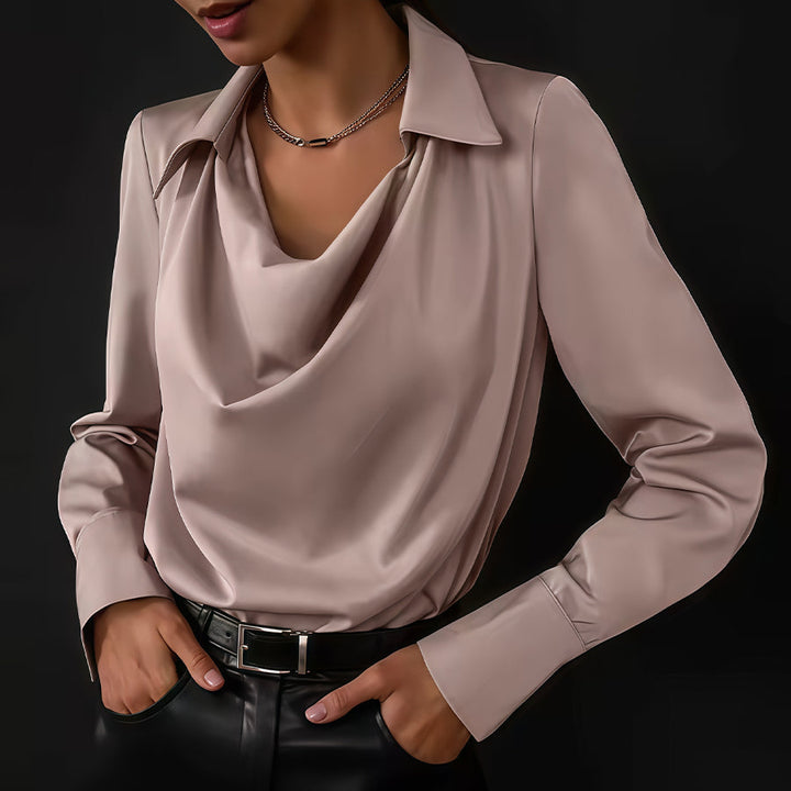 Eviana Grace Satin Blouse