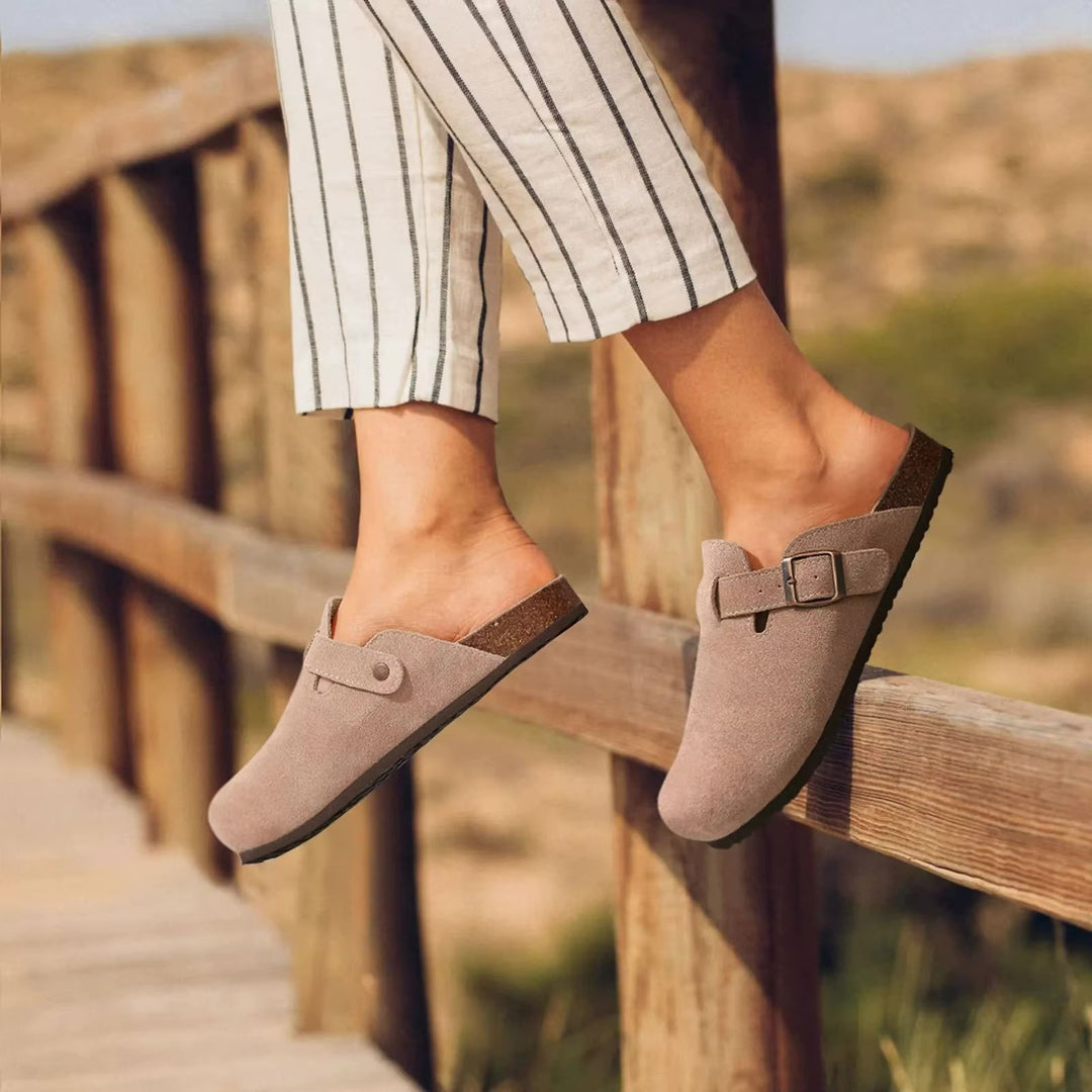 Premium Suede Comfort Mules