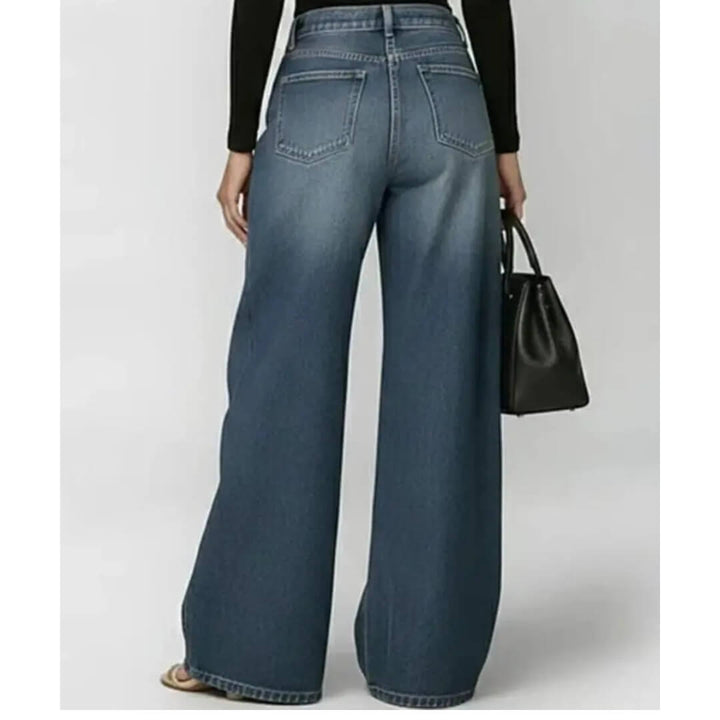 Camilla Eyelet Wide-Leg Jeans