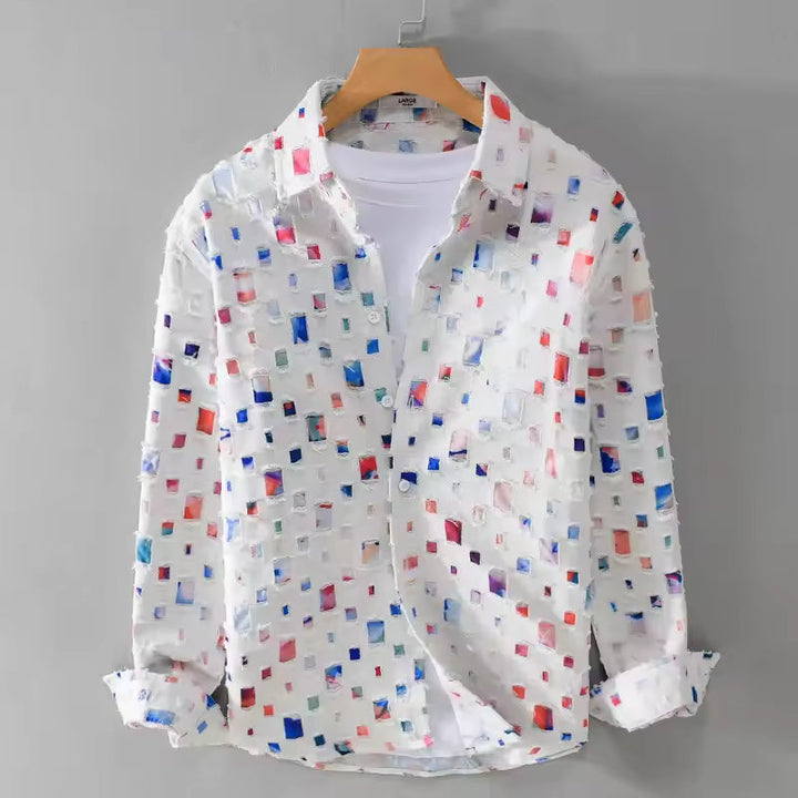 Denim Classic Frayed Shirt