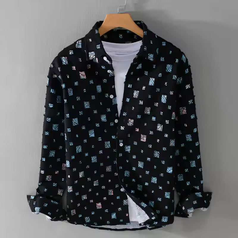 Denim Classic Frayed Shirt