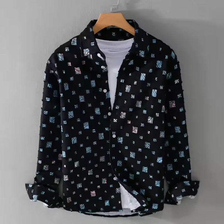 Denim Classic Frayed Shirt