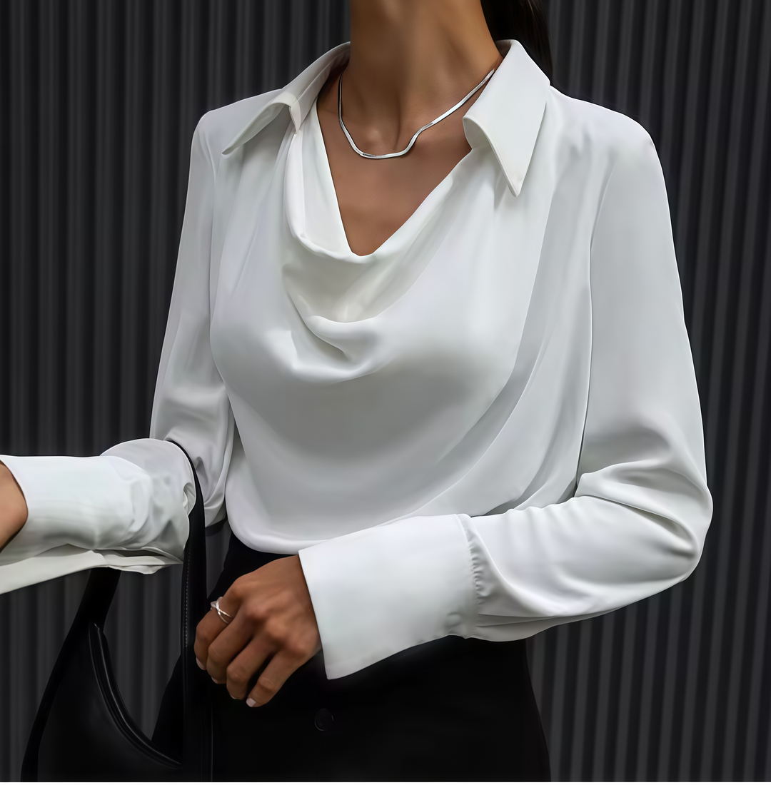 Eviana Grace Satin Blouse