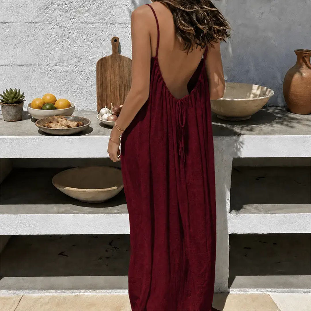 Mia Spaghetti Strap Maxi Dress