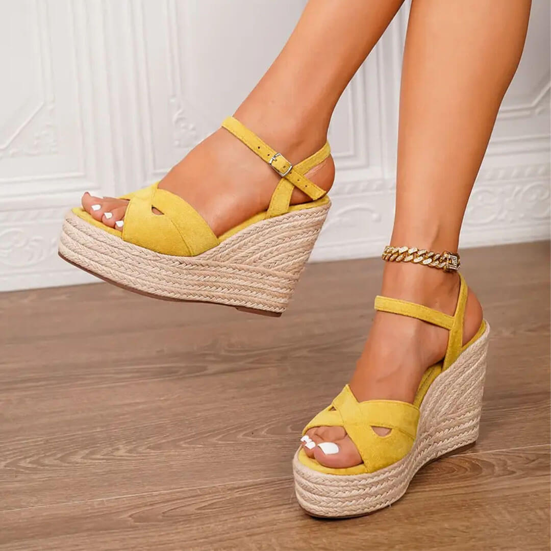 Solana Boho Wedge Sandals