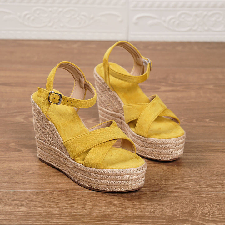 Solana Boho Wedge Sandals
