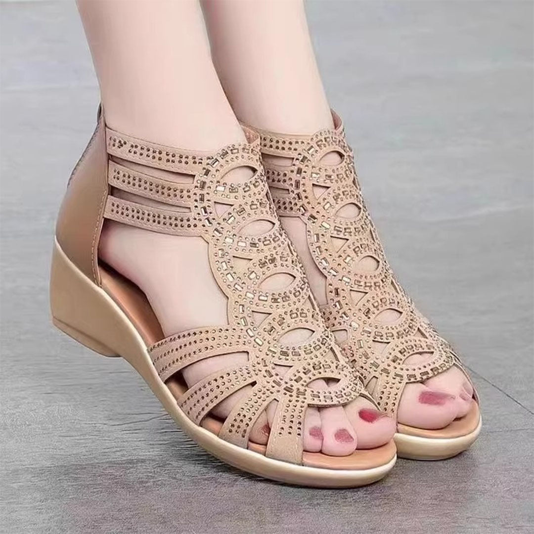 Aurelia Wedge Sandals